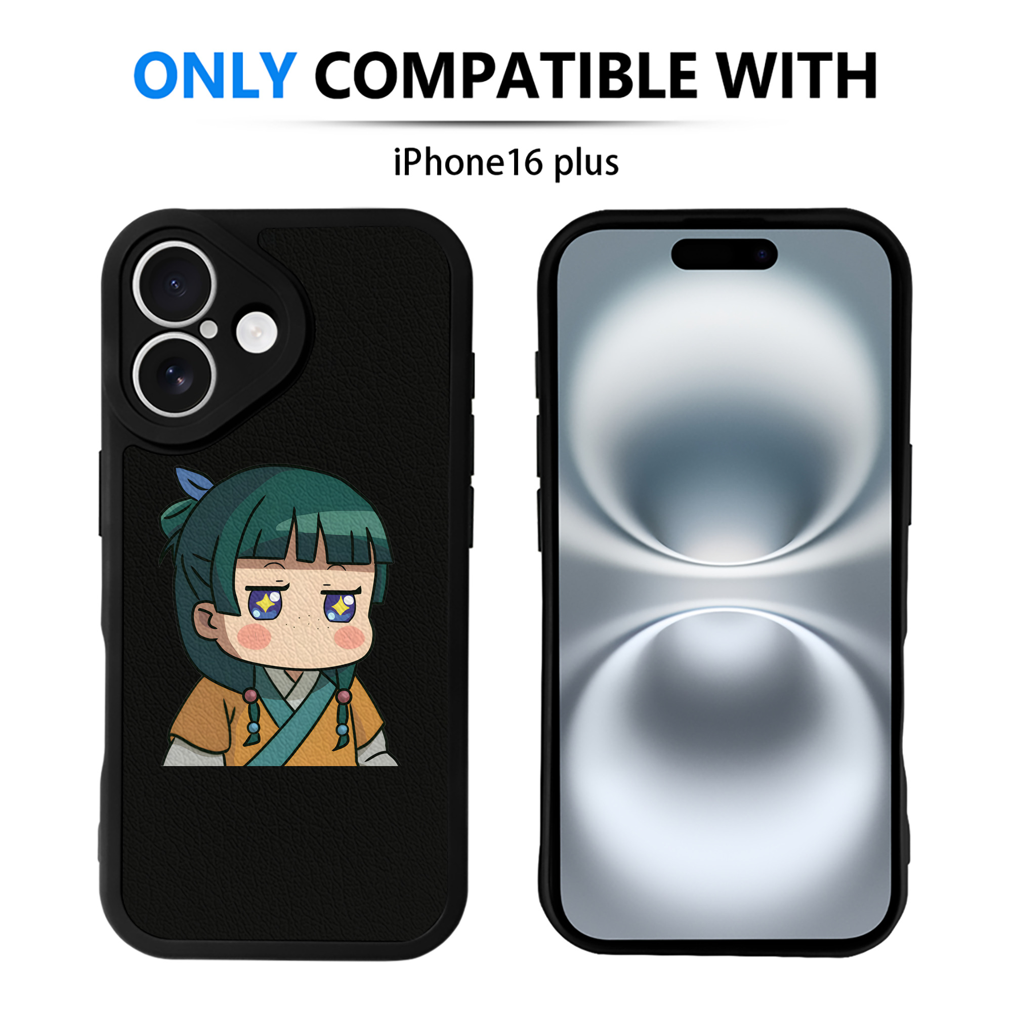 （画像用） 薬屋のひとりごと The Apothecary Diaries 【iPhone 16シリーズ対応】シリコンスマホケース（レザー調） 材質：シリコン